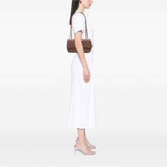 Medium Iridescent Quilted Goatskin CC Eyelet Flap