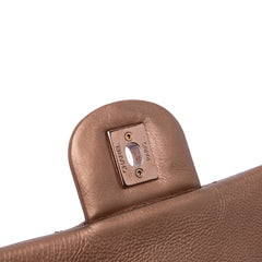Medium Iridescent Quilted Goatskin CC Eyelet Flap