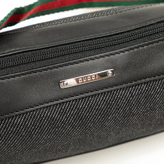 Denim Web Shoulder Bag