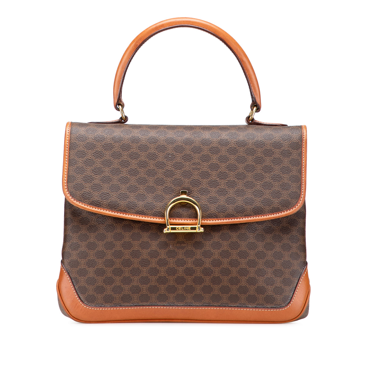 Macadam Coated Canvas Handbag