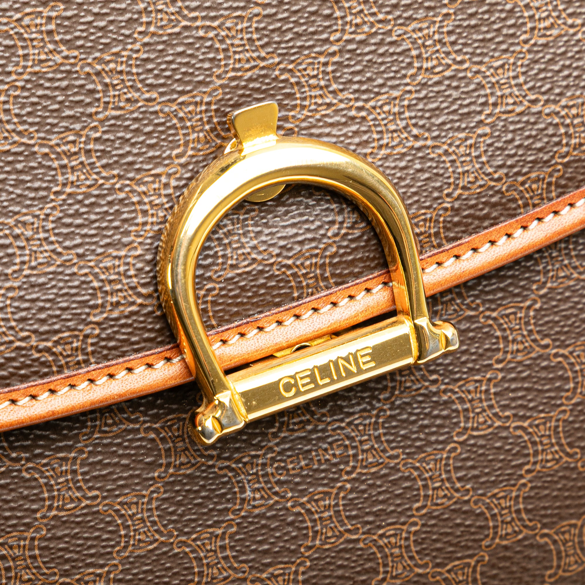 Macadam Coated Canvas Handbag