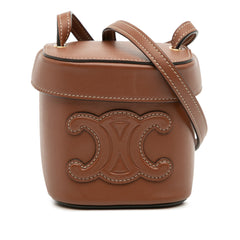 Small Calfskin Cuir Triomphe Box Bag