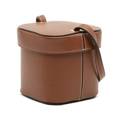 Small Calfskin Cuir Triomphe Box Bag