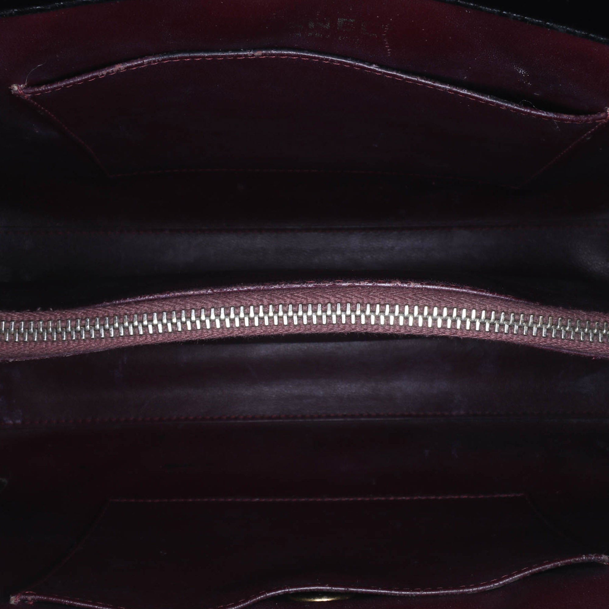 CC Quilted Calfskin Front Pocket Shopping Tote
