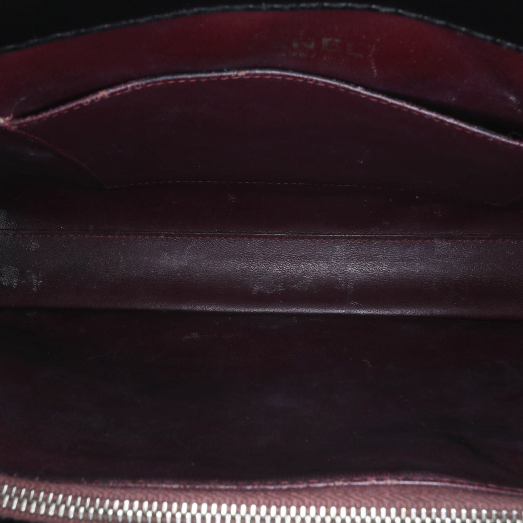 CC Quilted Calfskin Front Pocket Shopping Tote