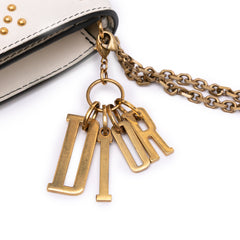 Studded Calfskin Cannage Lady Dior Wallet on Chain