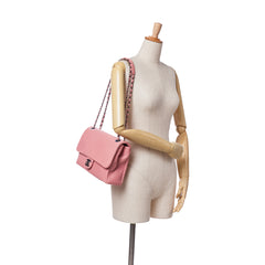 Medium Lambskin CC Crossing Flap