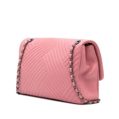 Medium Lambskin CC Crossing Flap