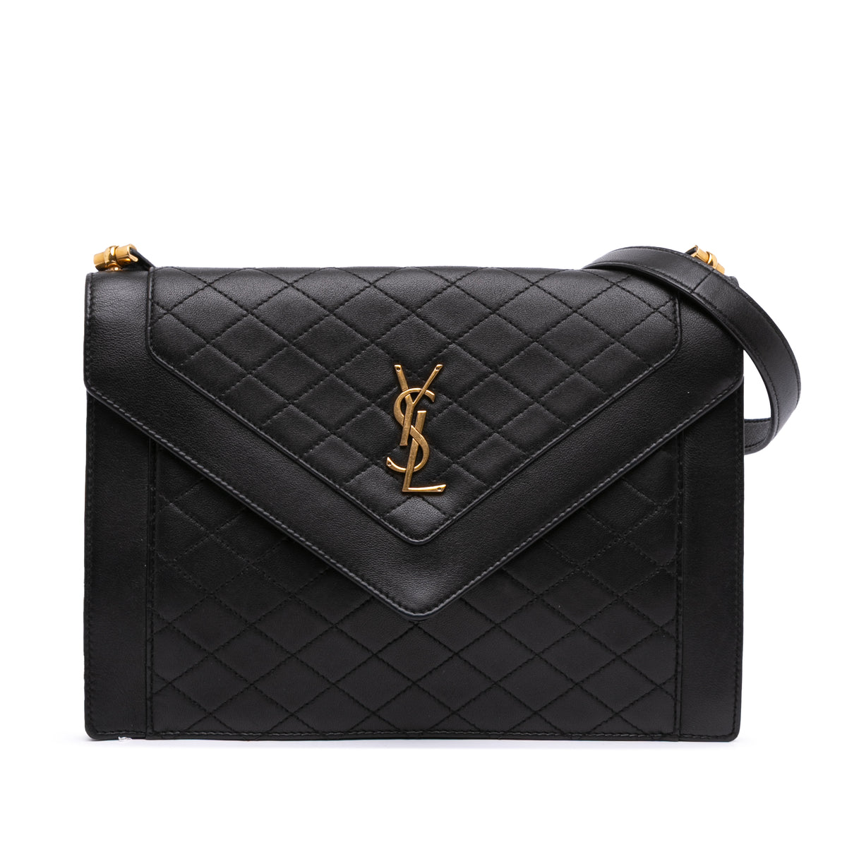 Quilted Lambskin Gaby Shoulder Bag