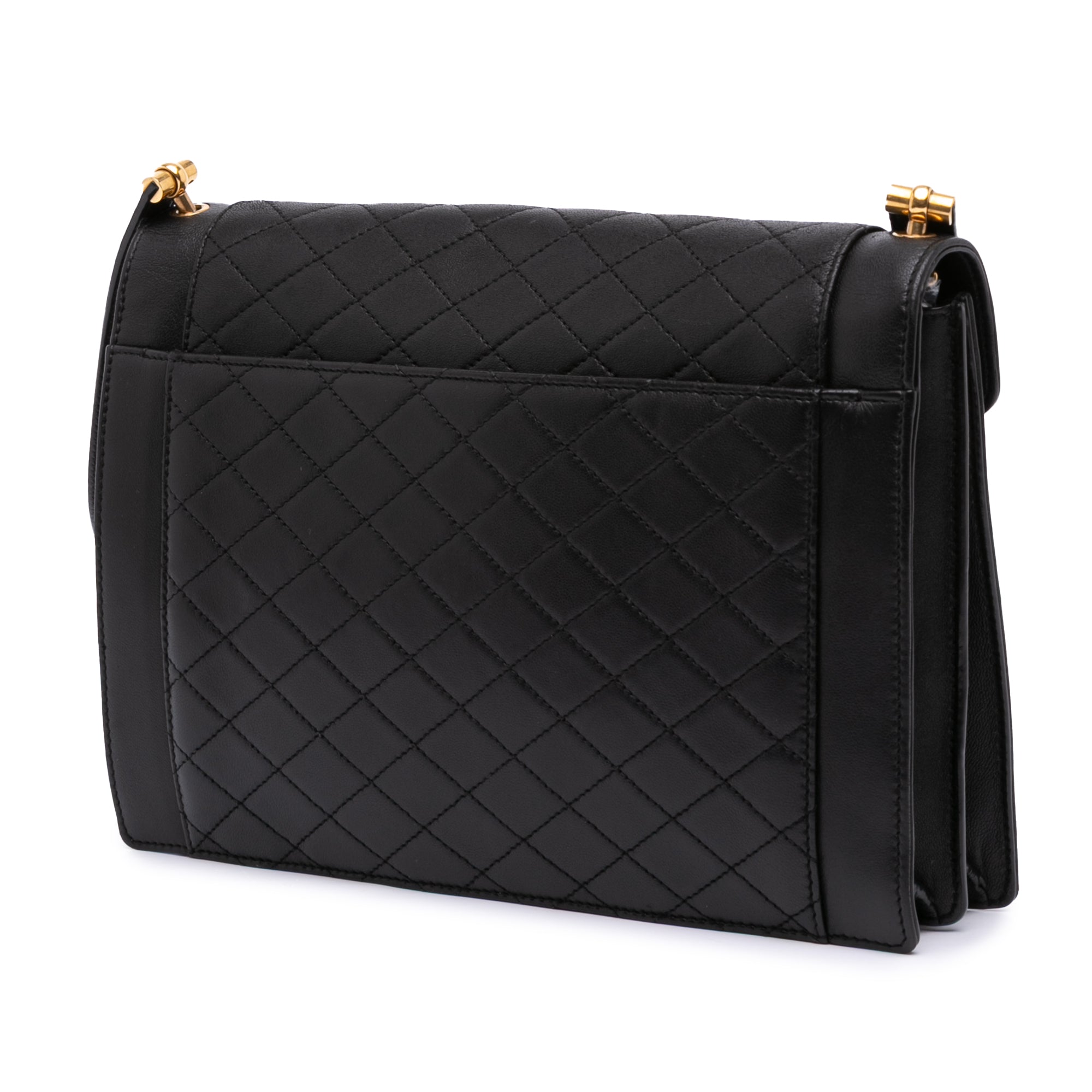 Quilted Lambskin Gaby Shoulder Bag