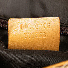 GG Canvas Bamboo Web Satchel