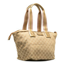 Medium GG Canvas Web Zip Handbag_1