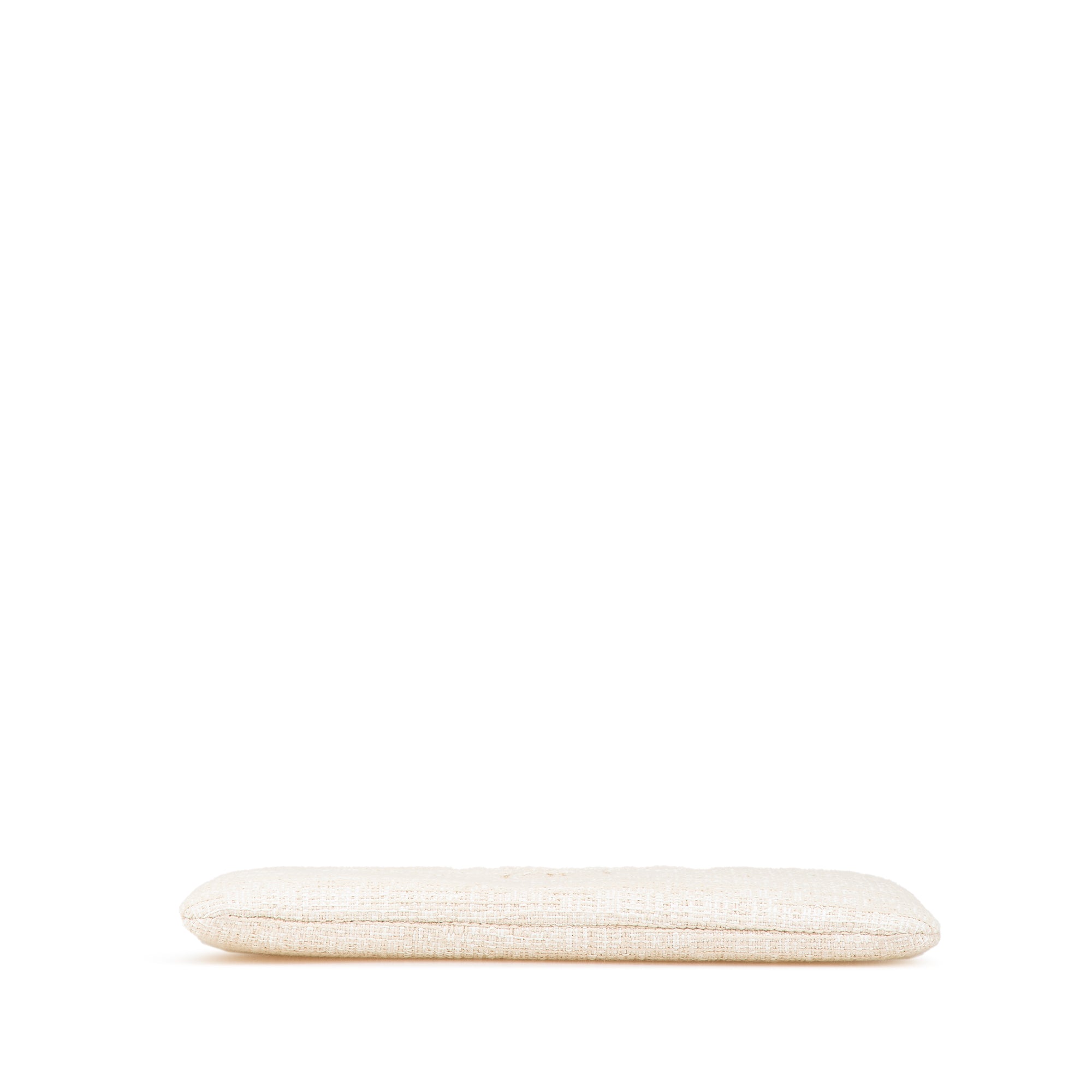 Large Raffia Deauville O Case Clutch