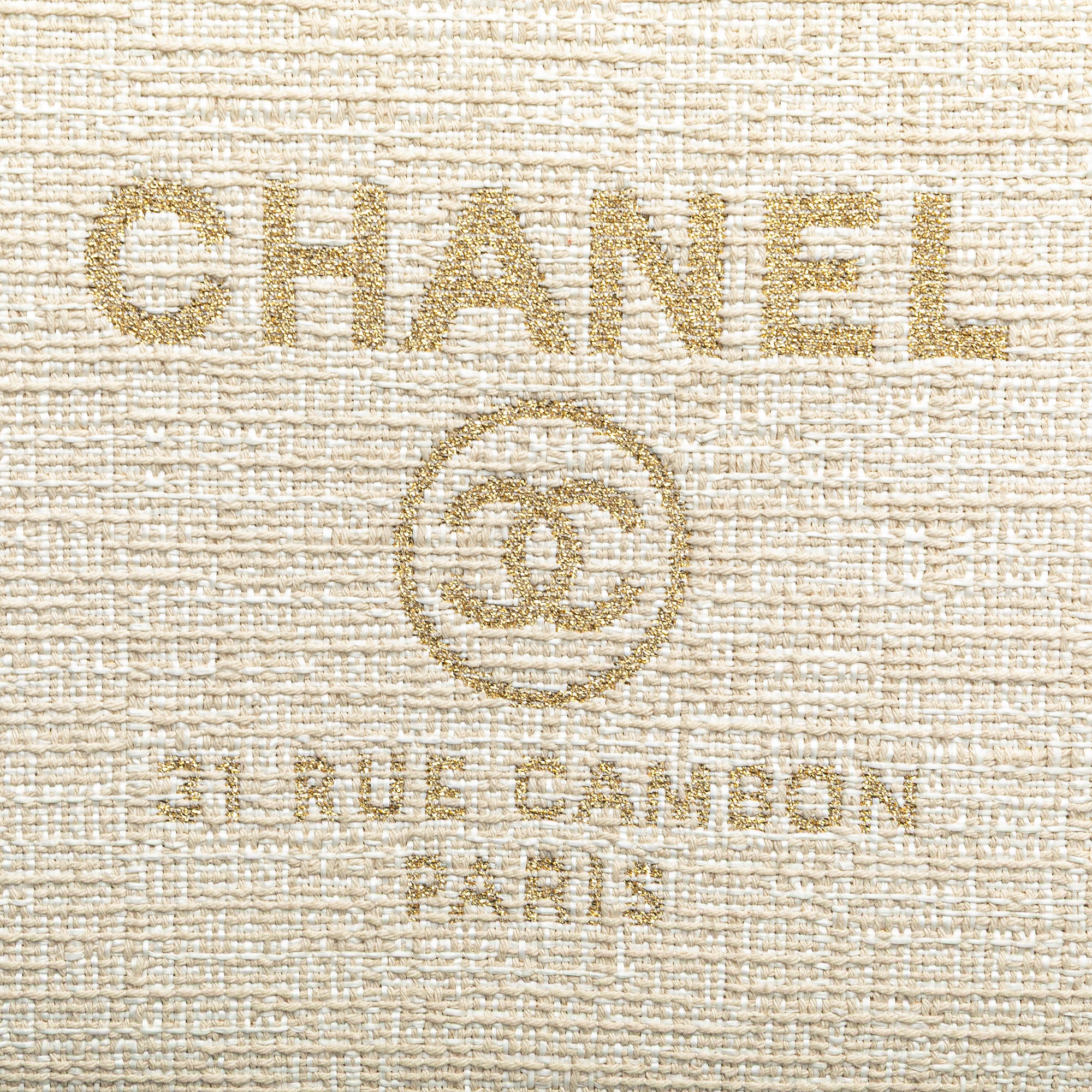 Large Raffia Deauville O Case Clutch
