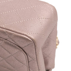 Mini Square Classic Iridescent Calfskin Single Flap