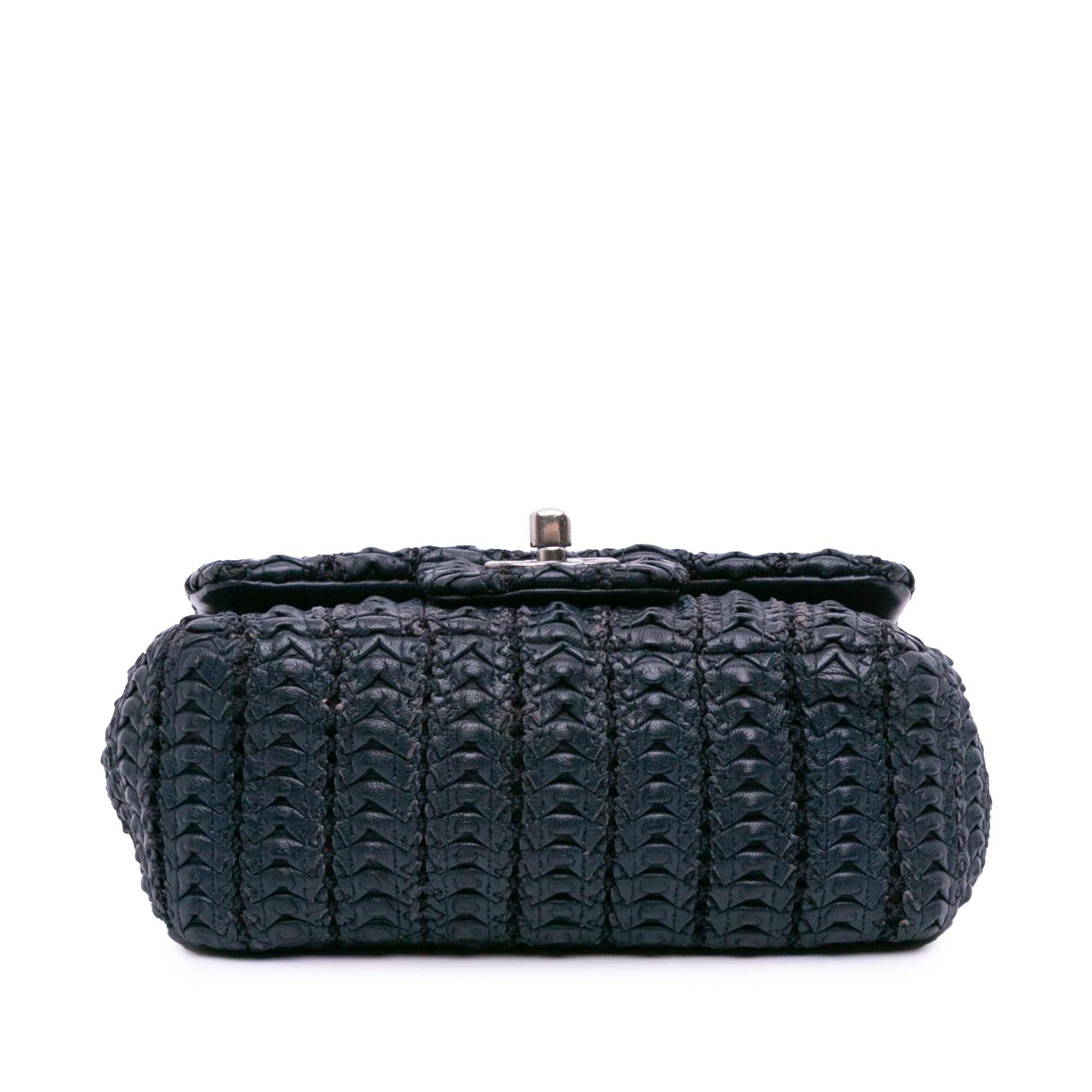 Paris Seoul Mini Crochet Lambskin Single Flap