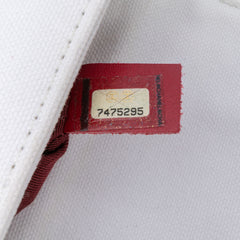 CC Canvas and Metallic Lambskin No. 5 Chain Flap