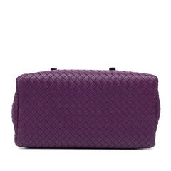 Small Nappa Intrecciato Roma Satchel