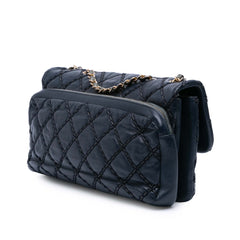 Paris Dallas Quilted Calfskin Chic Stitch Flap