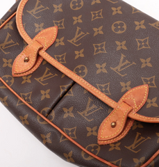 Louis Vuitton Sac Gibeciere Messenger Bag Monogram Canvas