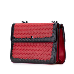 Nappa Intrecciato Glass Shoulder Bag