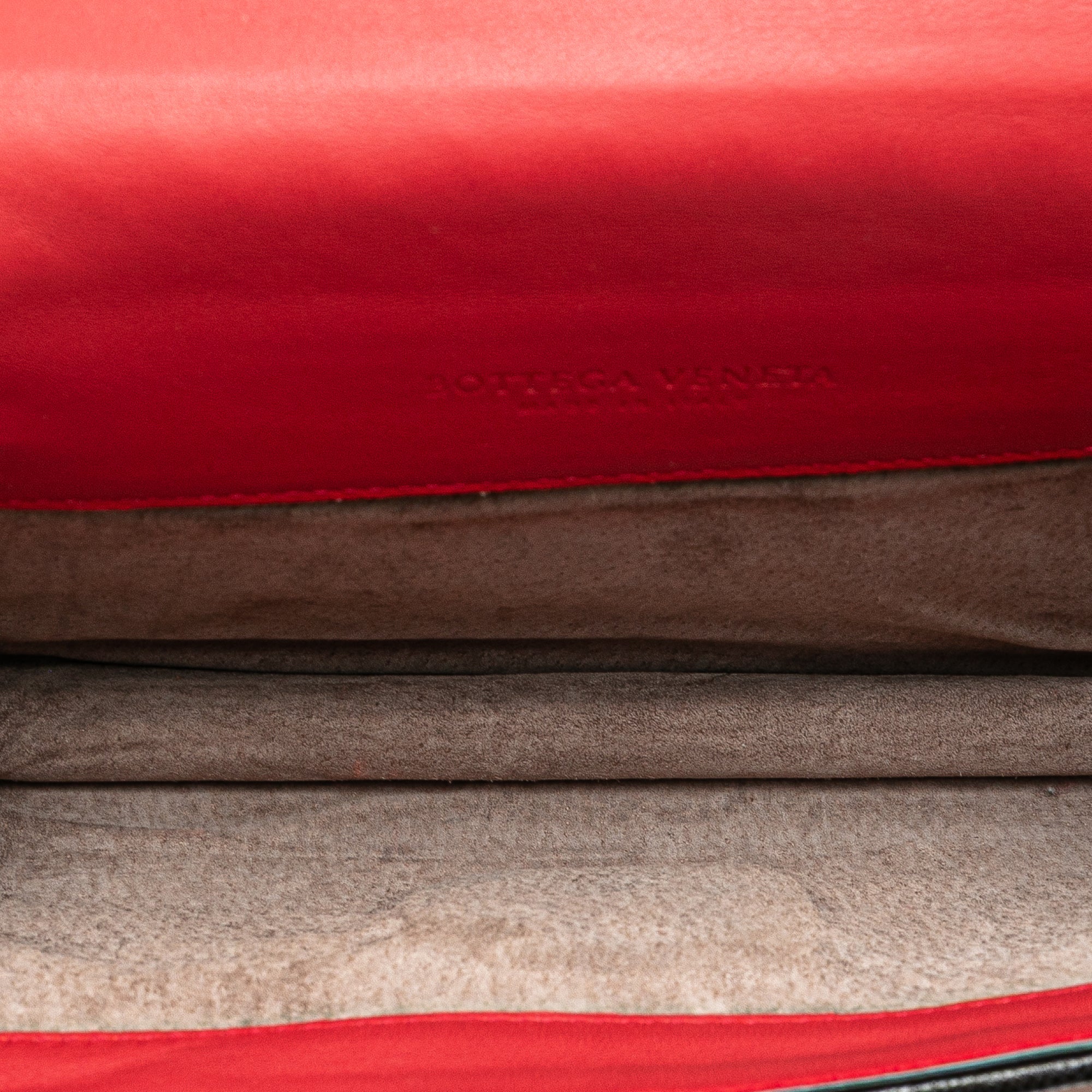 Nappa Intrecciato Glass Shoulder Bag
