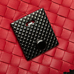 Nappa Intrecciato Glass Shoulder Bag