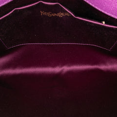 Textured Leather Chyc Ligne Clutch