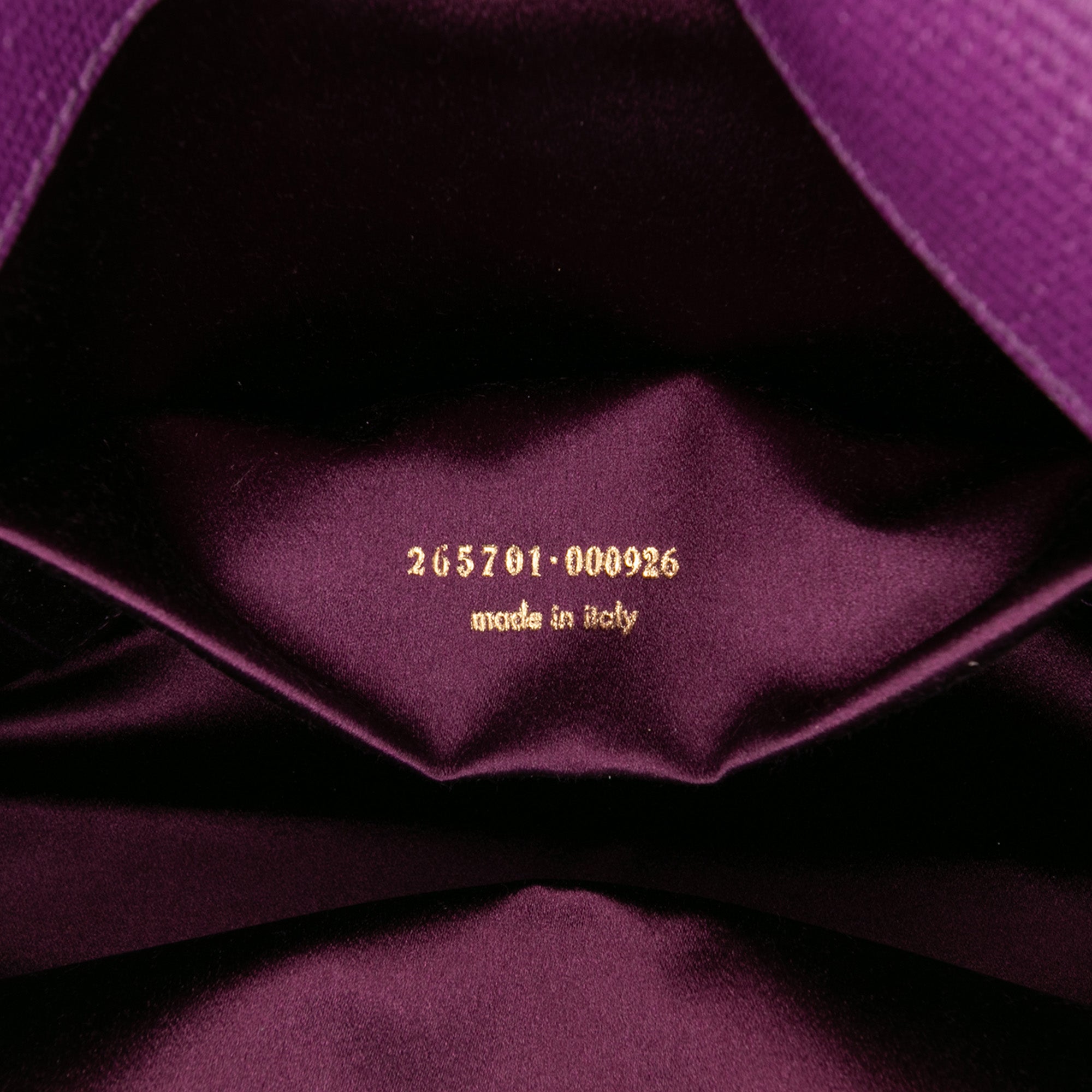 Textured Leather Chyc Ligne Clutch