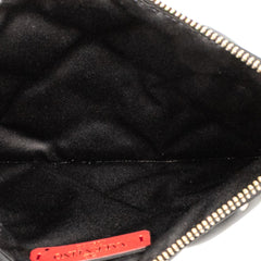 Leather Polka Dot Rockstud Clutch