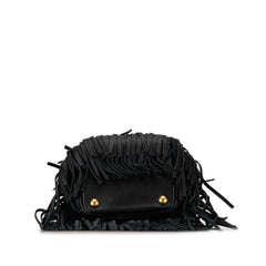 Small Emmanuelle Fringe Bucket Bag