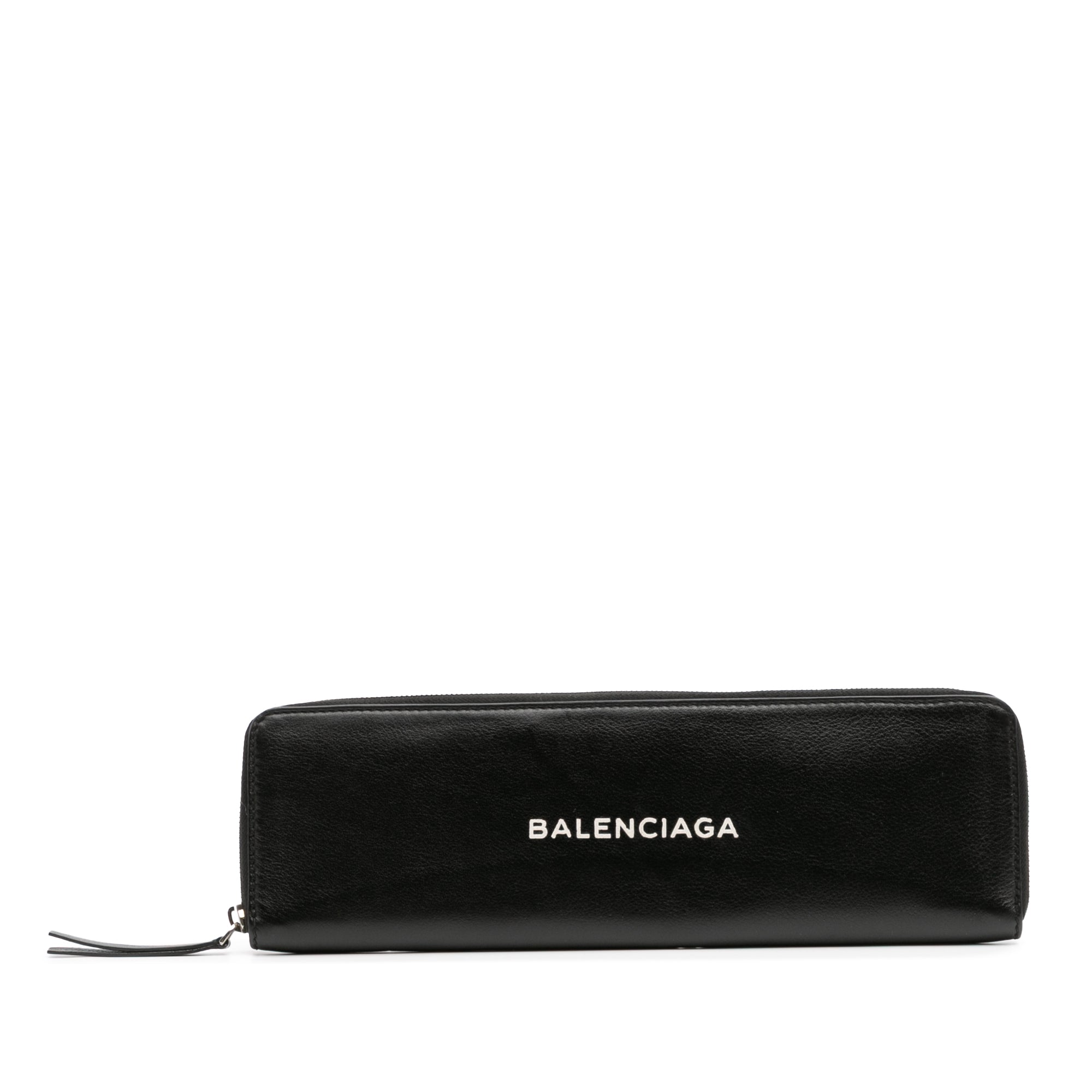 Leather Logo Clutch