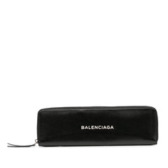 Leather Logo Clutch