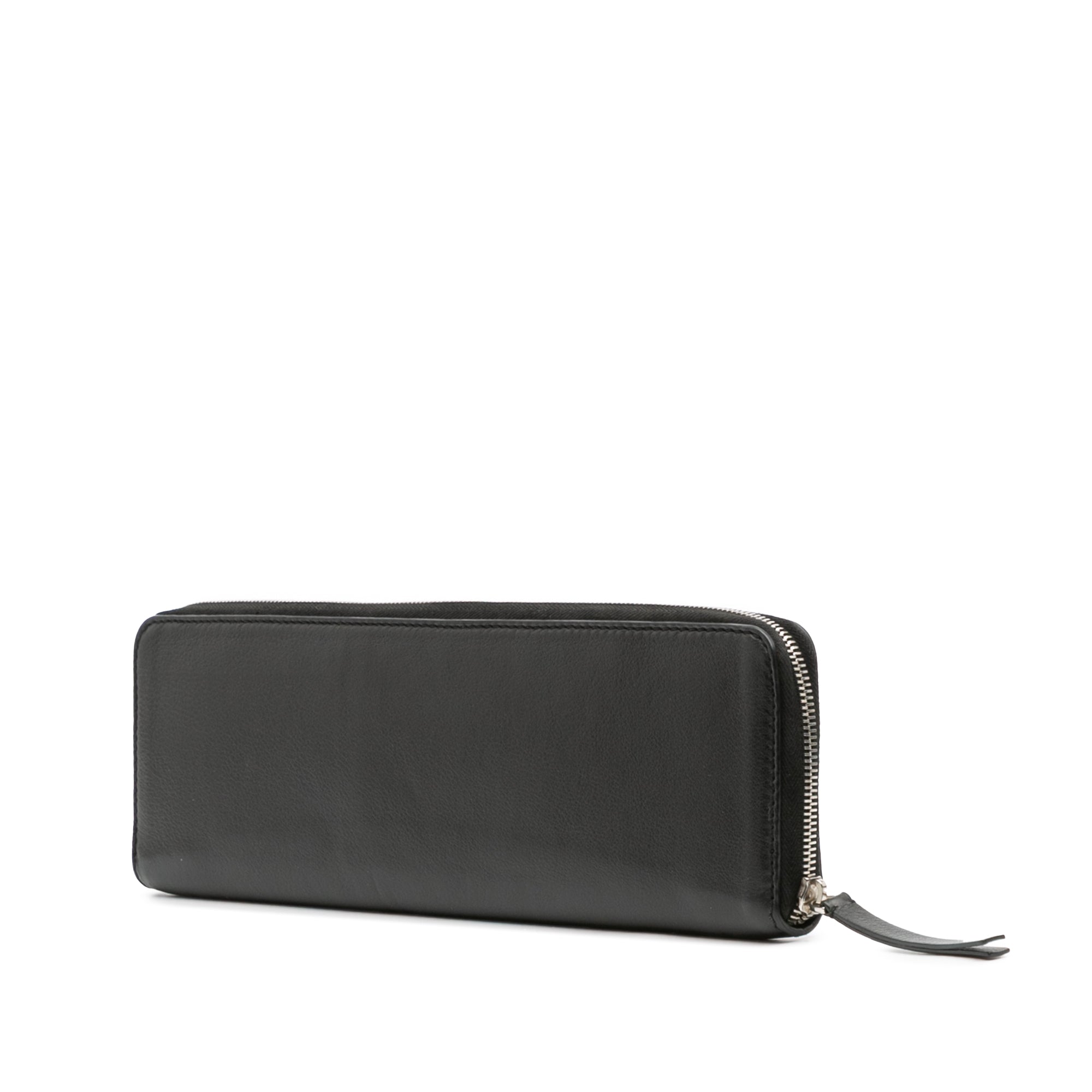 Leather Logo Clutch