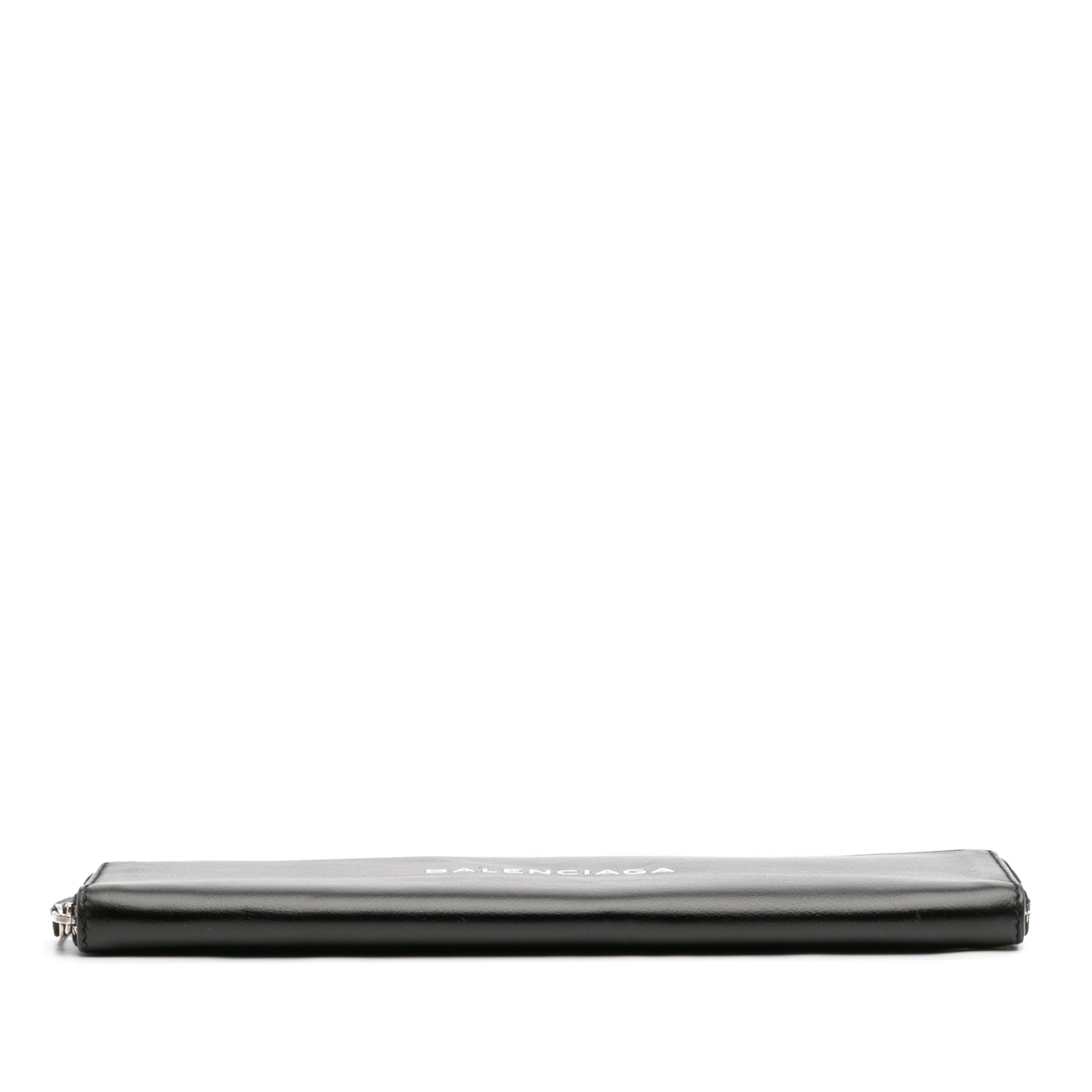 Leather Logo Clutch