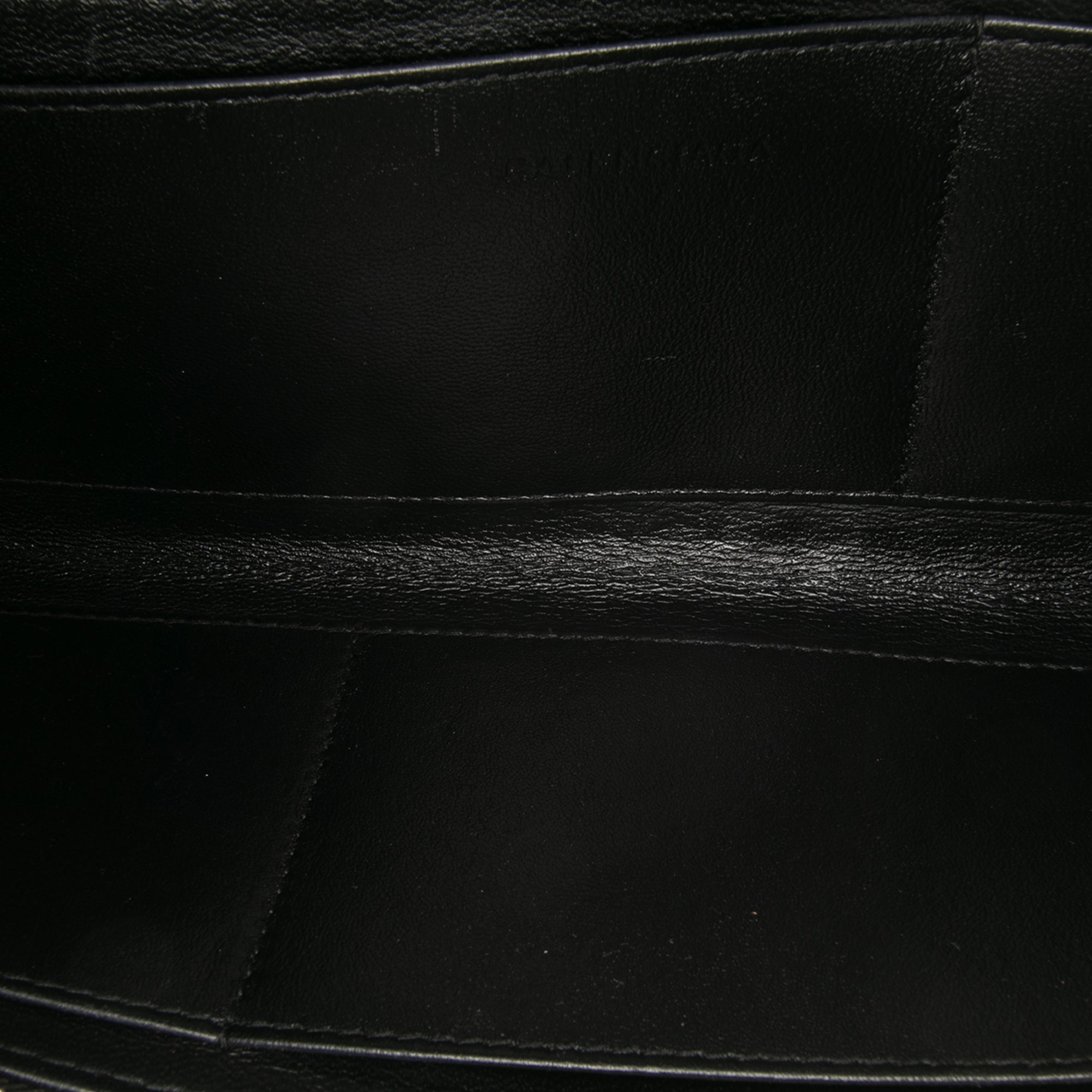 Leather Logo Clutch