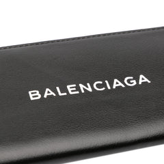 Leather Logo Clutch