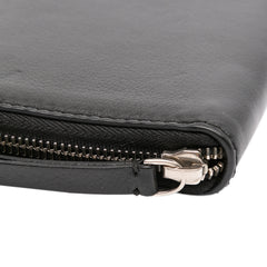 Leather Logo Clutch