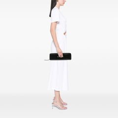 Leather Logo Clutch