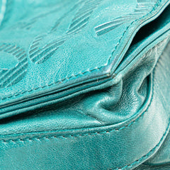 Nappa Drawstring Flamenco Shoulder Bag
