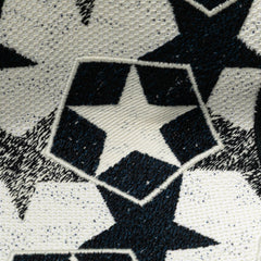Large Canvas Embroidered Lucky Star Book Tote