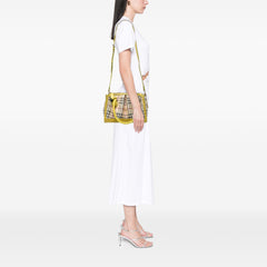 Haymarket Check Coated Canvas Pilgrim  Satchel