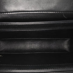 Quilted Calfskin Double Chain Top Handle Flap