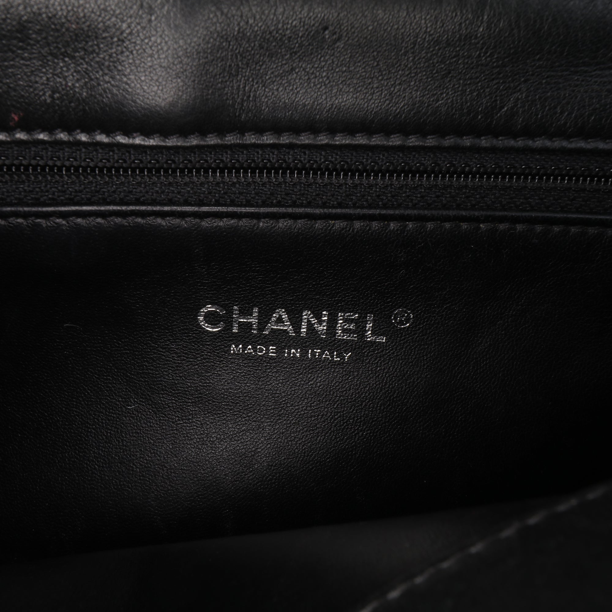 Quilted Calfskin Double Chain Top Handle Flap