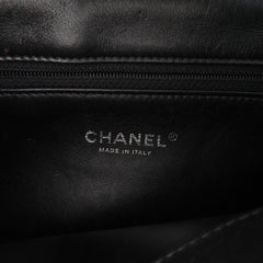 Quilted Calfskin Double Chain Top Handle Flap
