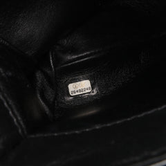Quilted Calfskin Double Chain Top Handle Flap