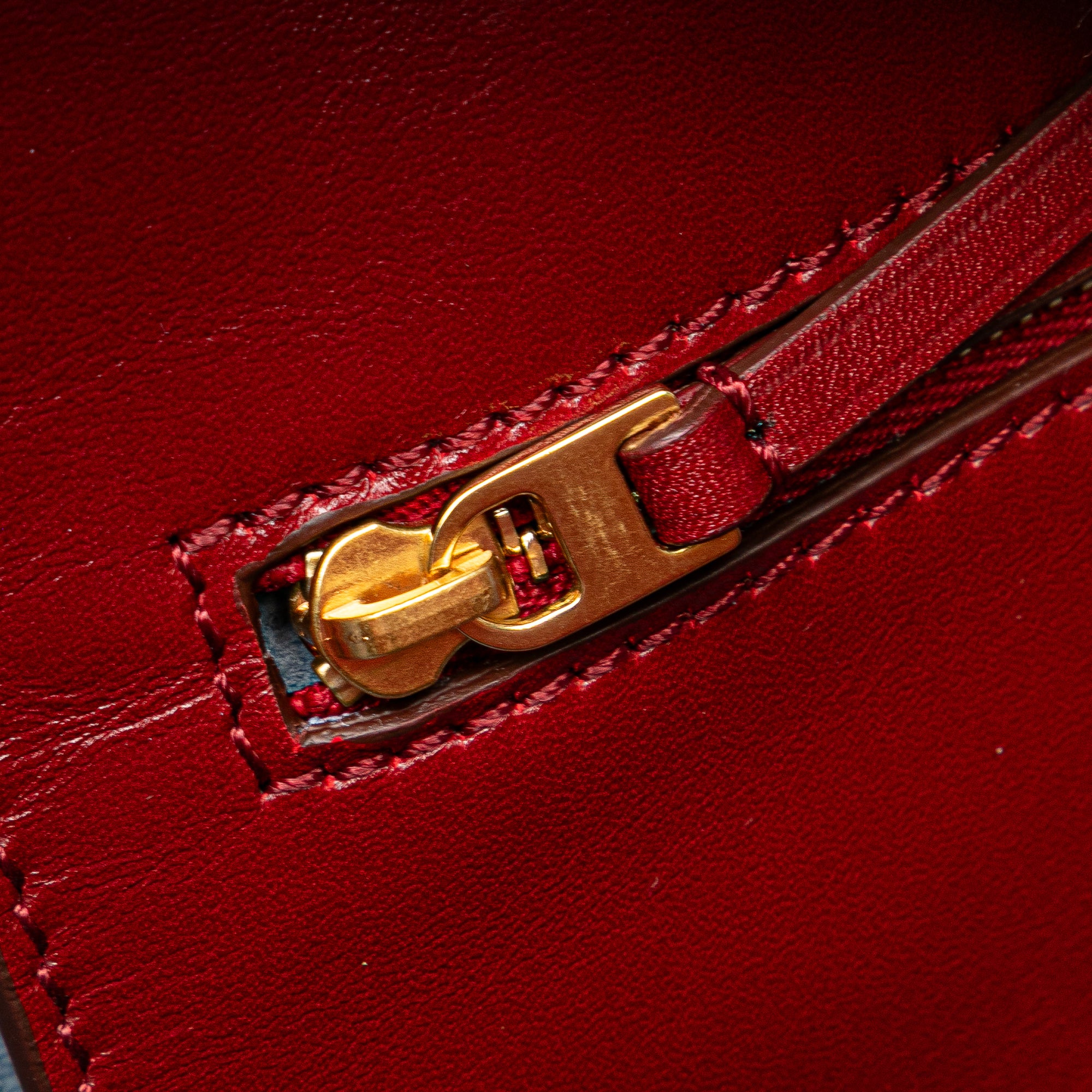 Small Leather Tie Tote