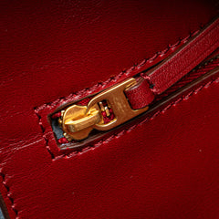 Small Leather Tie Tote