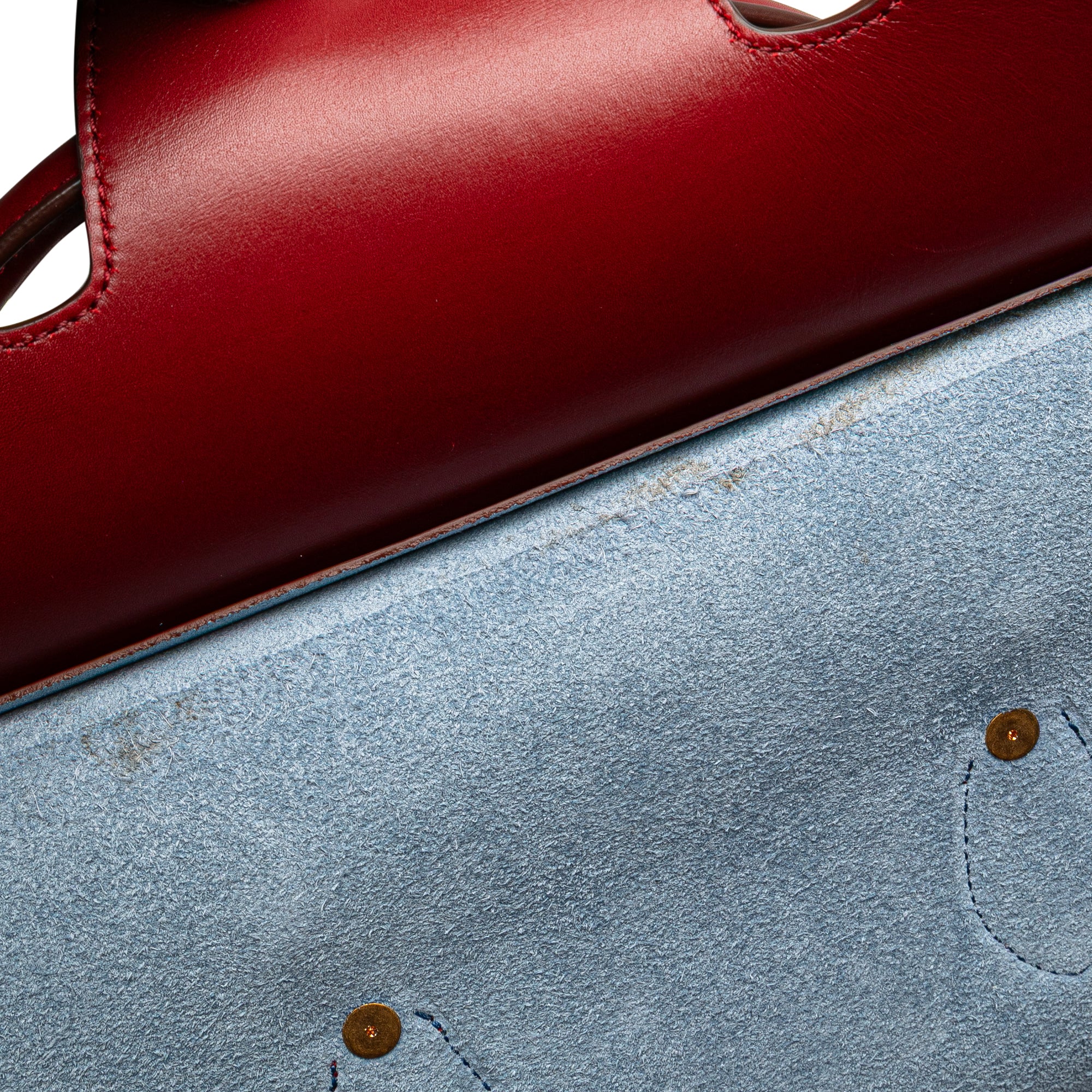 Small Leather Tie Tote