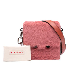 Shearling Chain Crossbody